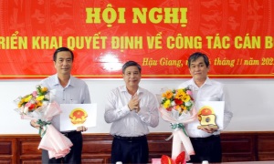 Đồng chí Trần Thanh Liêm giữ chức Giám đốc Sở Lao động - Thương binh và Xã hội tỉnh Hậu Giang